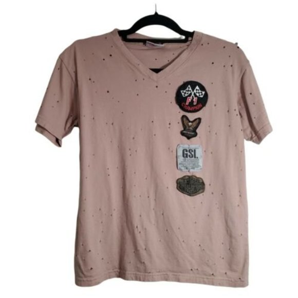 Knox Tops - Knox Protection t-shirt Harley Davidson Patch motorcycle biker S women's  shirt
